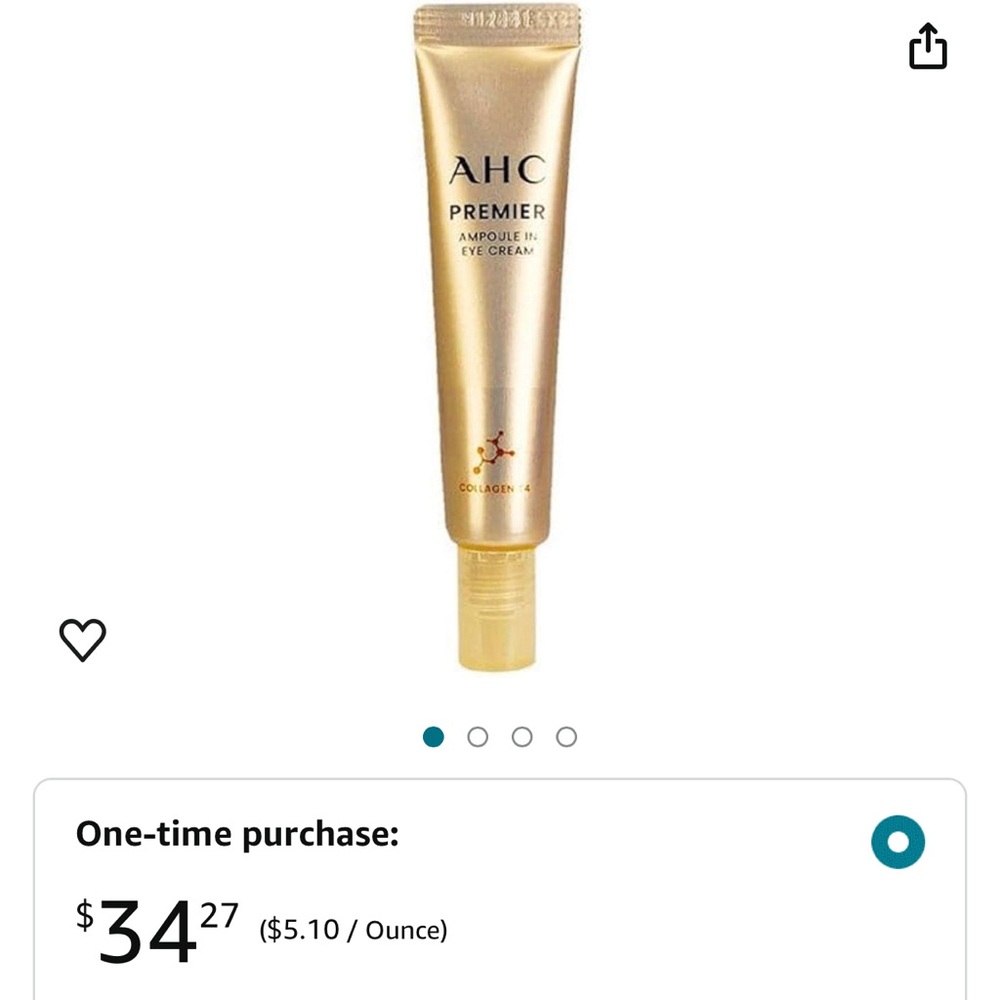 AHC premier ampoule eye cream